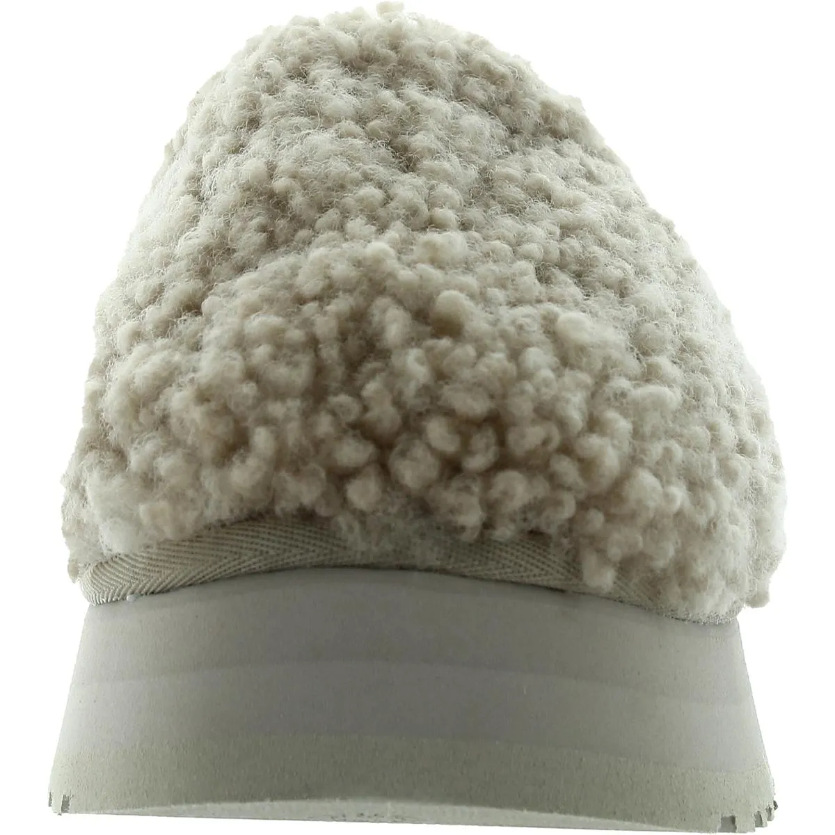 Max Curly Womens Wool Slip On Mules