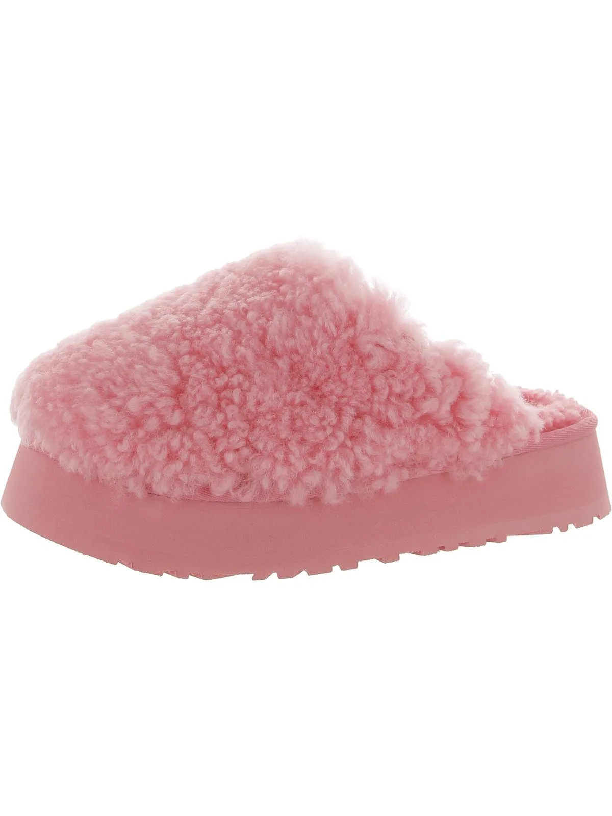 Max Curly Womens Wool Slip On Mules