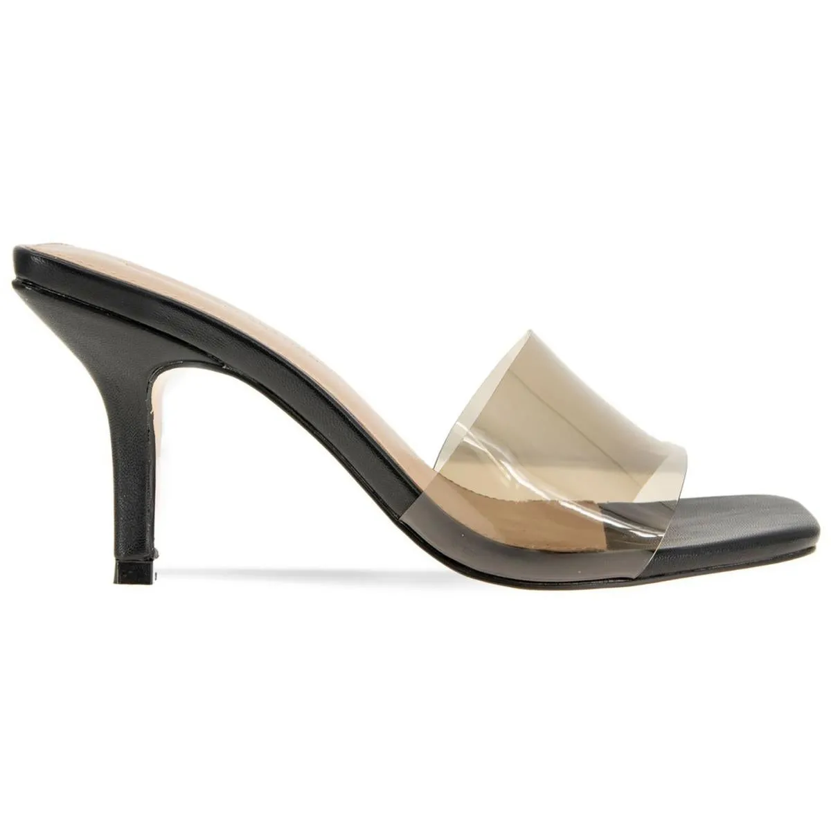 Maxari Womens Slip On Square Toe Slide Sandals