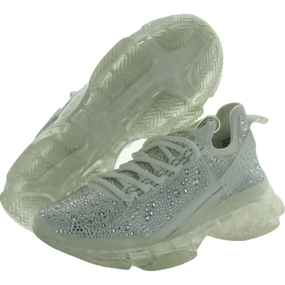 Maxima Womens Embellished Low Top Casual and Fashion Sneakers