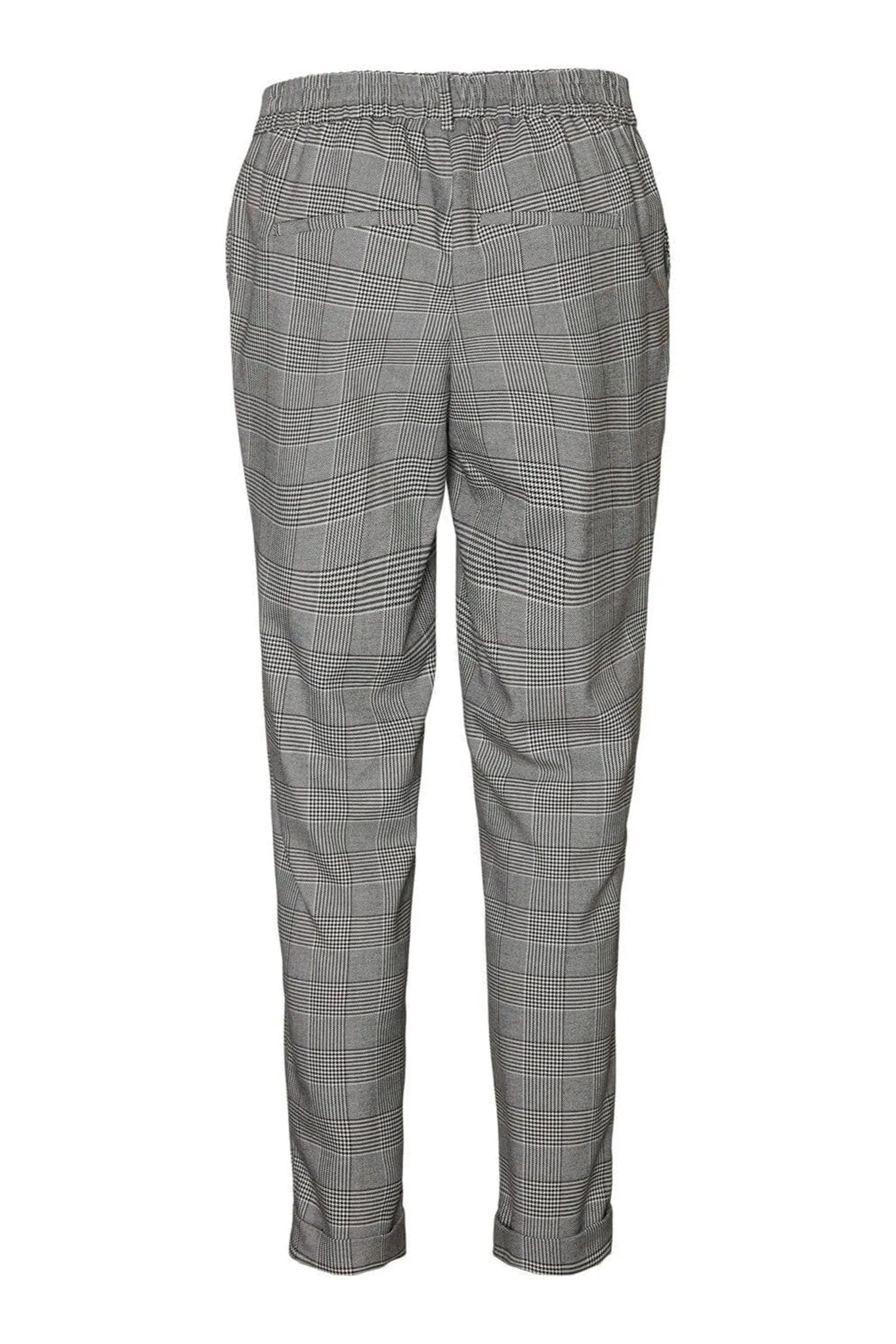 Maya Trousers with checks - Grey/White