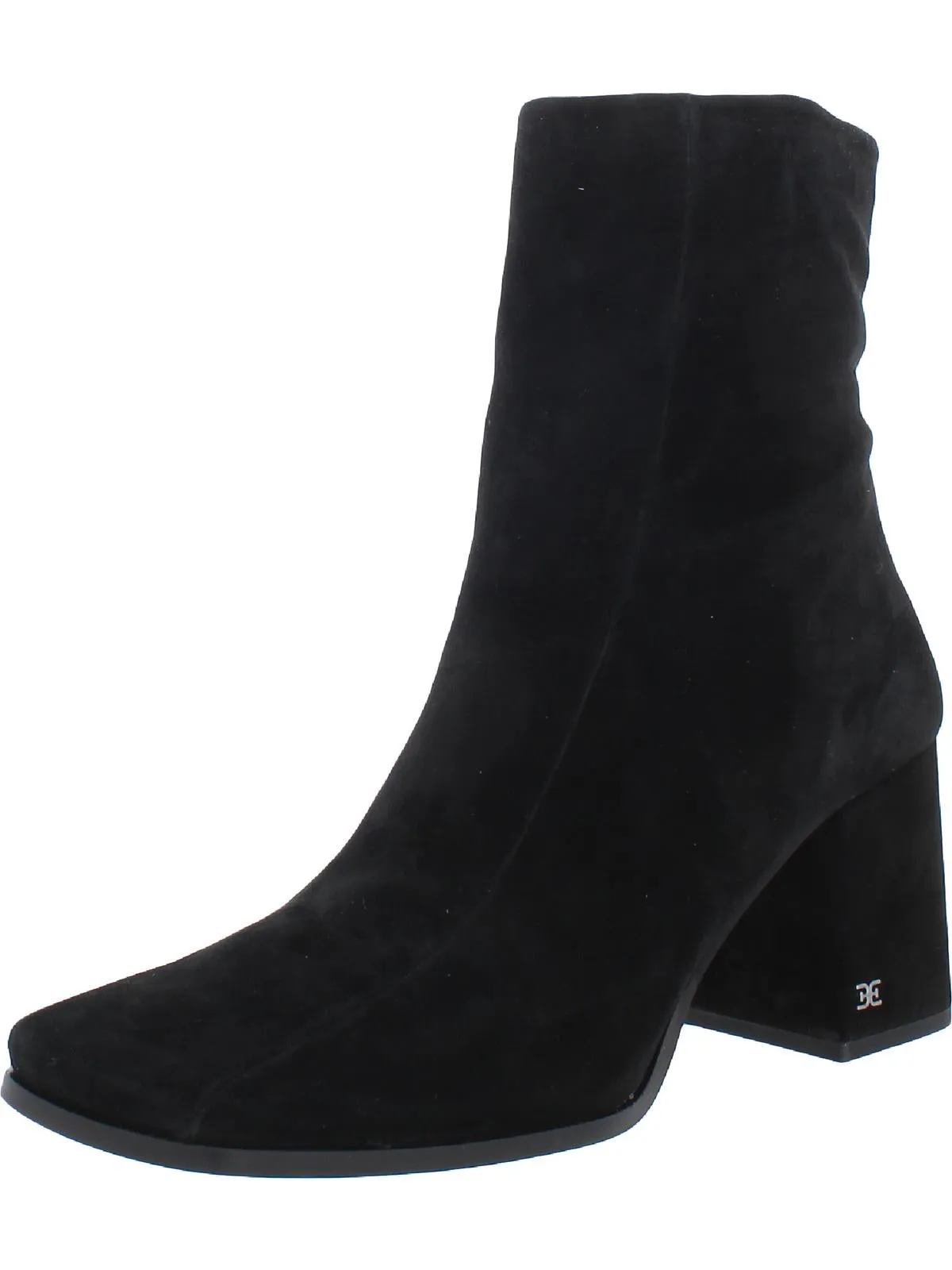Mayla Womens Suede Square Toe Ankle Boots