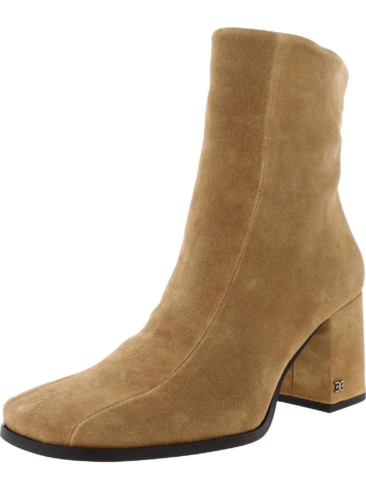 Mayla Womens Suede Square Toe Ankle Boots
