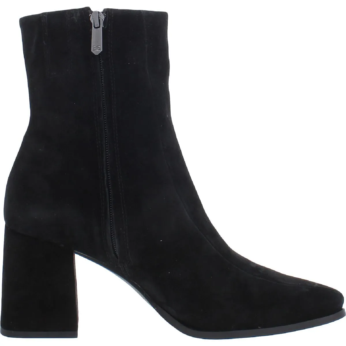 Mayla Womens Suede Square Toe Ankle Boots
