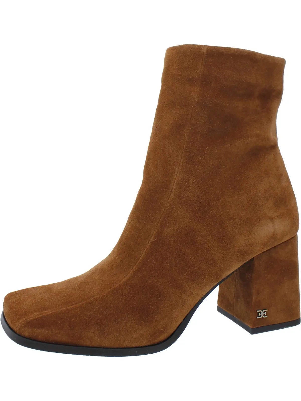 Mayla Womens Suede Square Toe Ankle Boots
