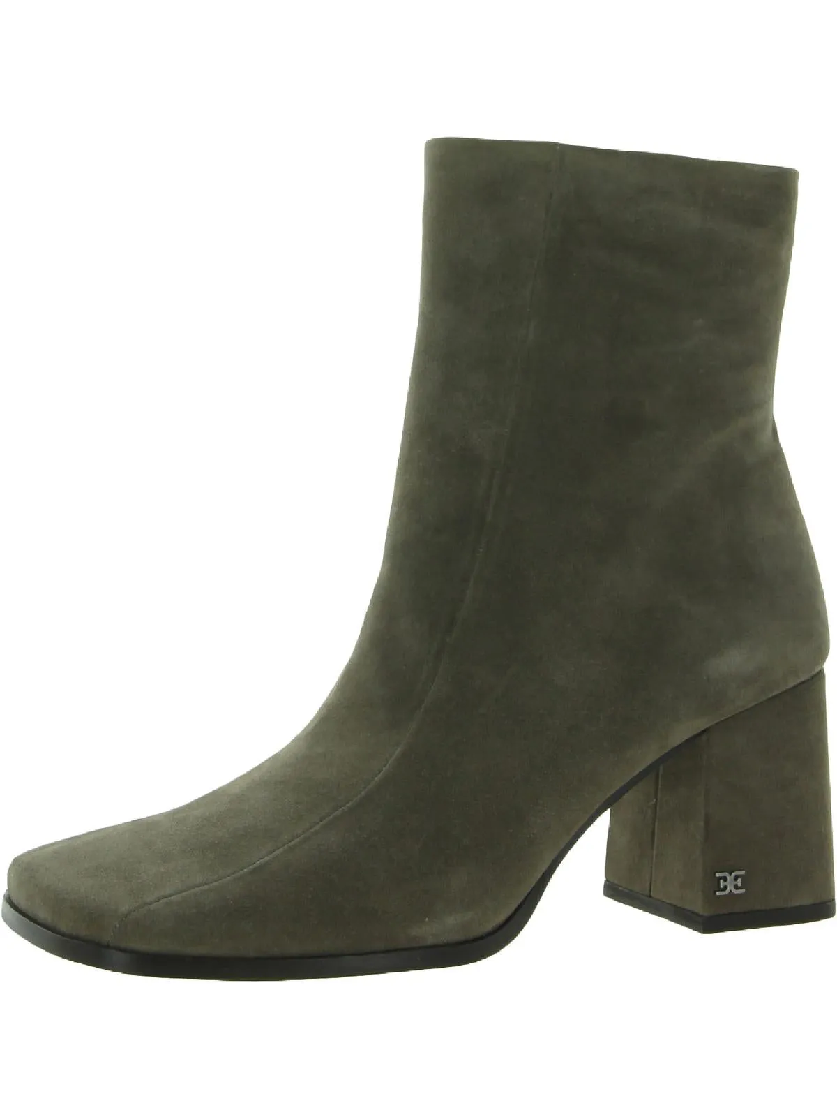 Mayla Womens Suede Square Toe Ankle Boots