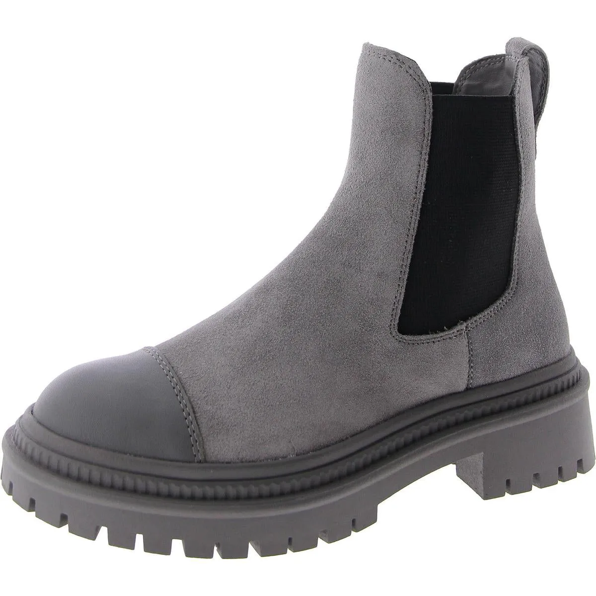 Mayslie Womens Leather Ankle Boots