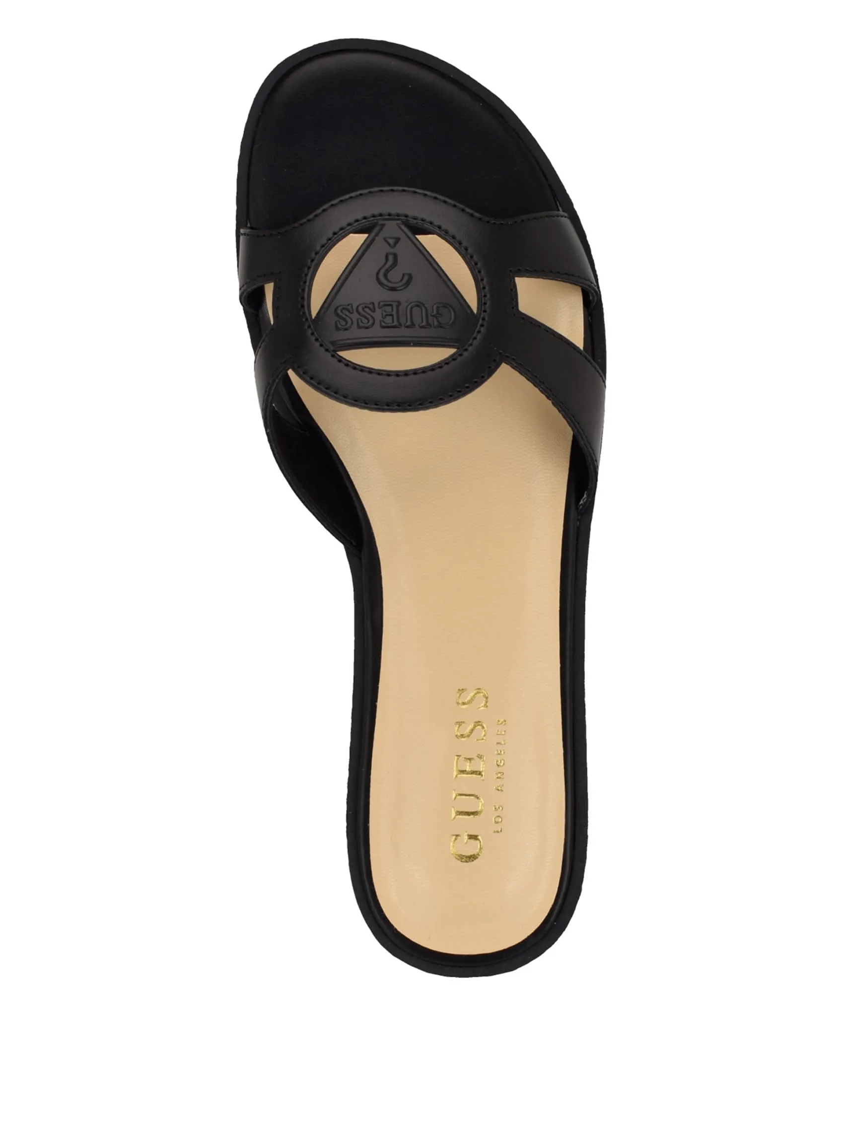 Mazzie Cutout GUESS Slide Sandals