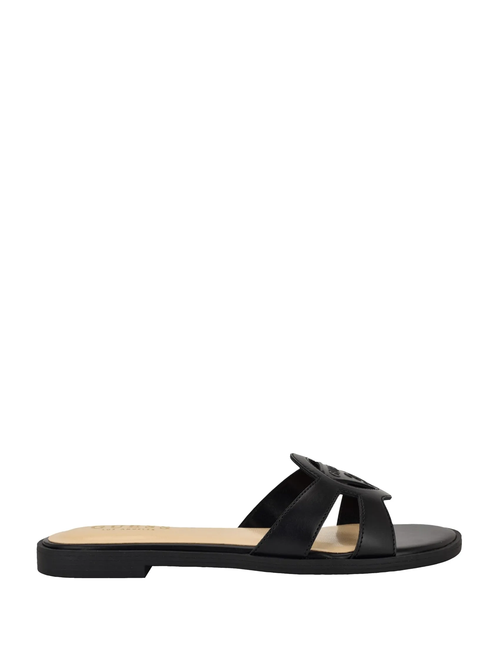 Mazzie Cutout GUESS Slide Sandals