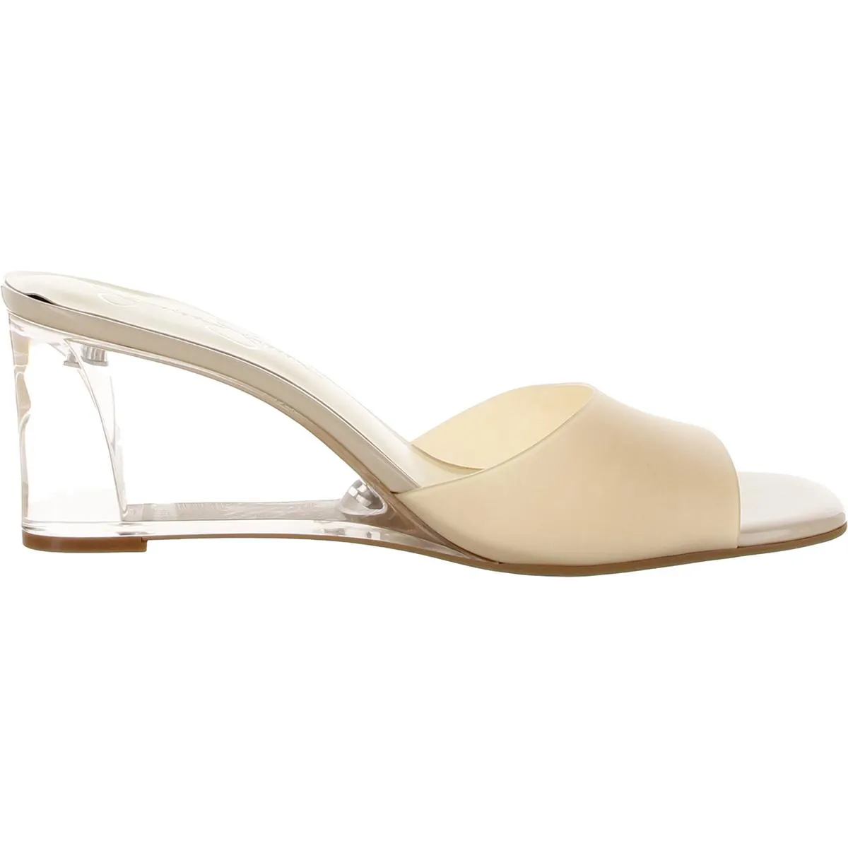 Merlote Womens Open Toe Slip On Wedge Sandals