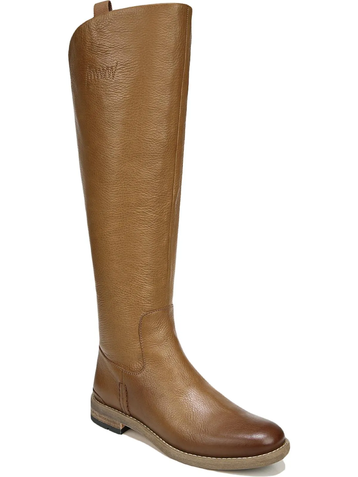Meyer Womens Leather Zipper Knee-High Boots