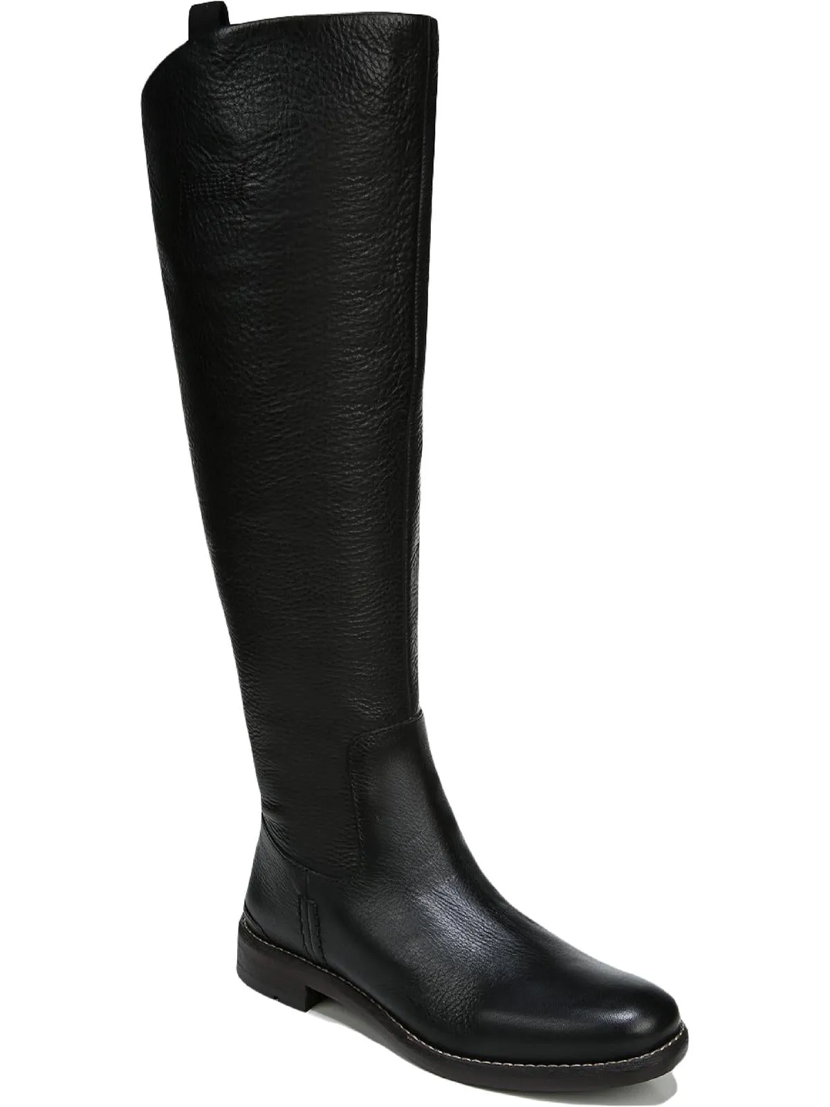 Meyer Womens Leather Zipper Knee-High Boots