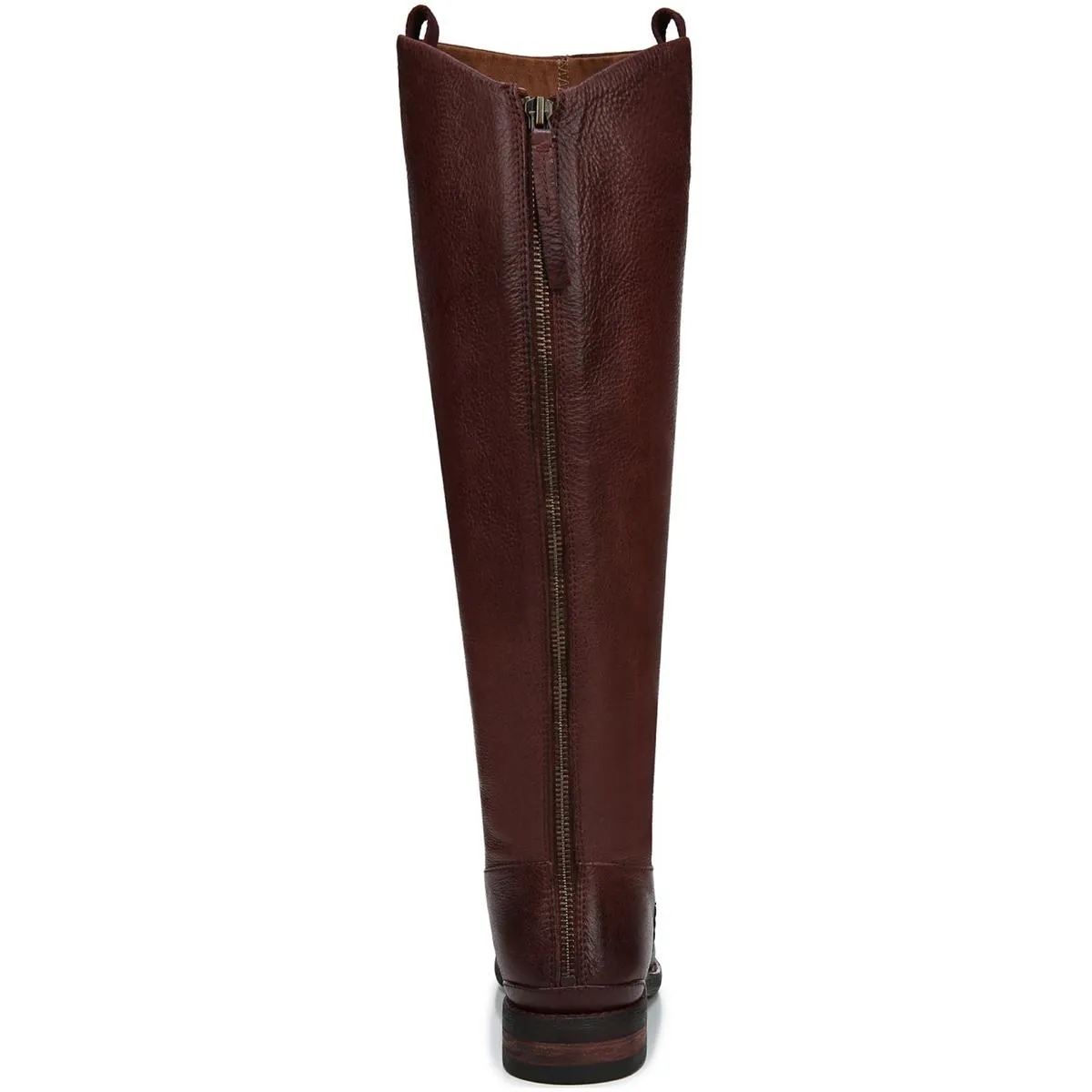 Meyer Womens Leather Zipper Knee-High Boots