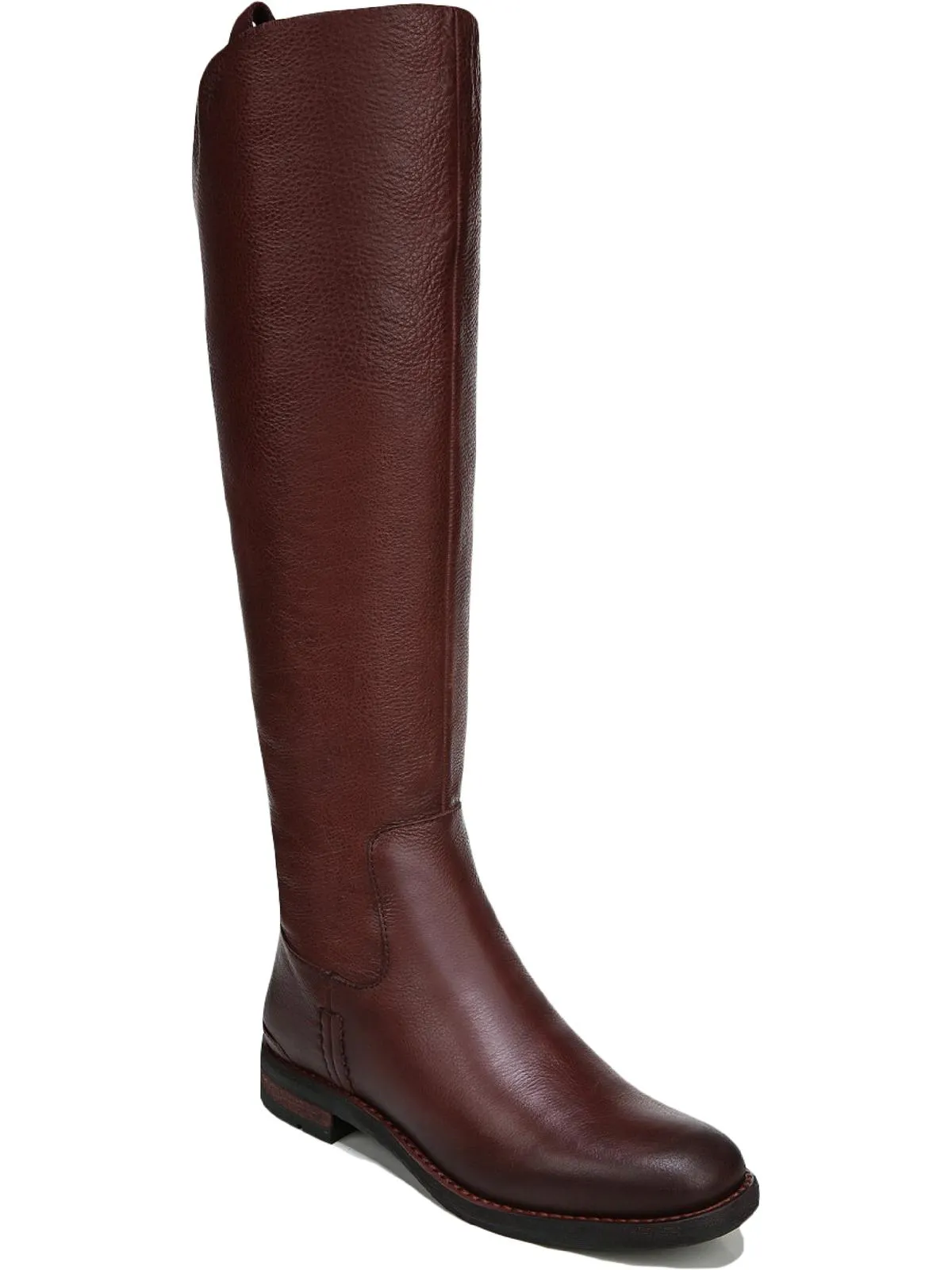 Meyer Womens Leather Zipper Knee-High Boots
