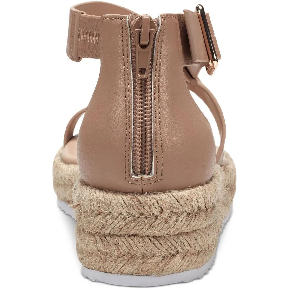 Moira Womens Asymmetric Toe Loop Wedge Sandals