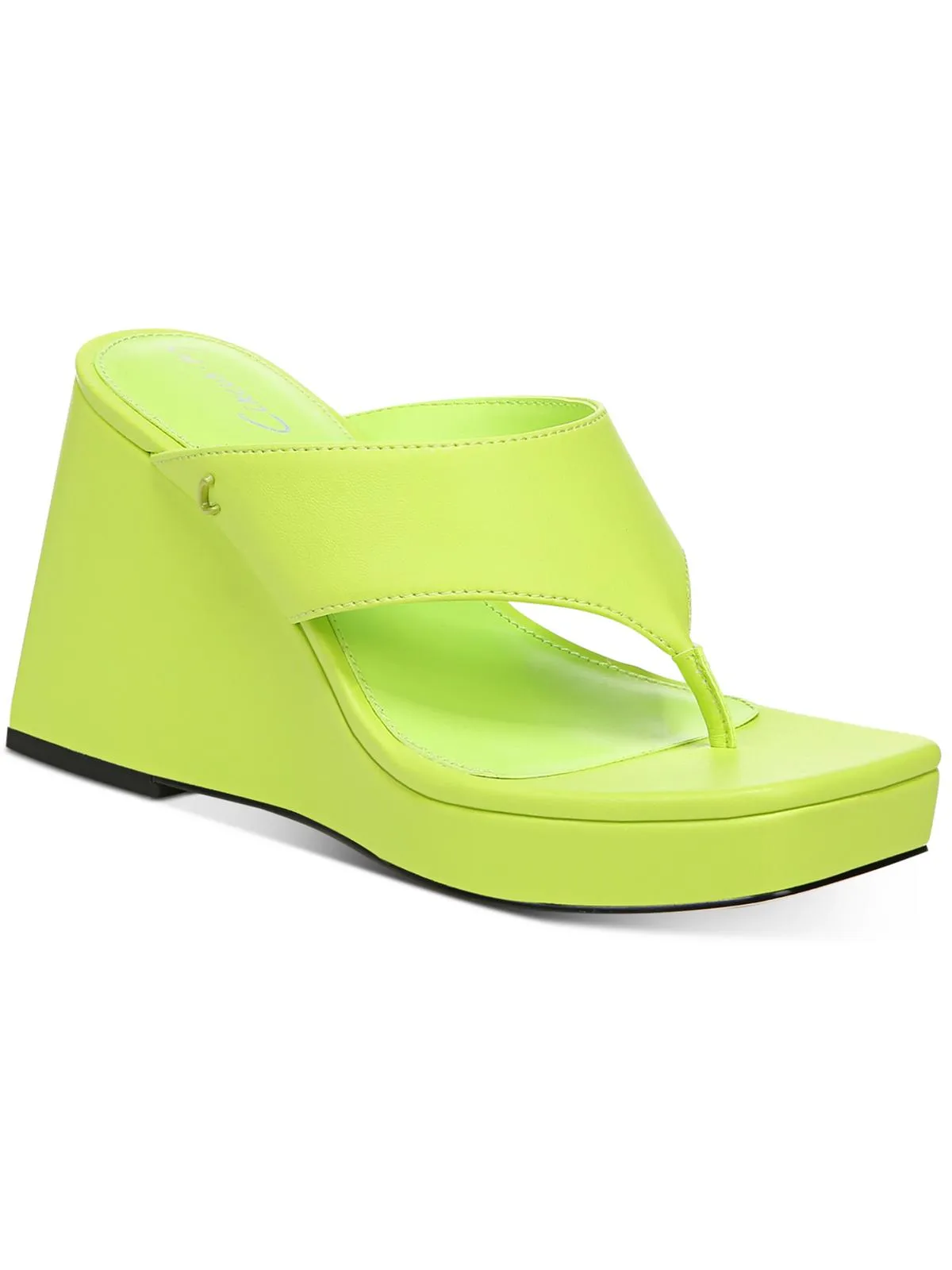 Moira Womens Wedge Thong Platform Sandals