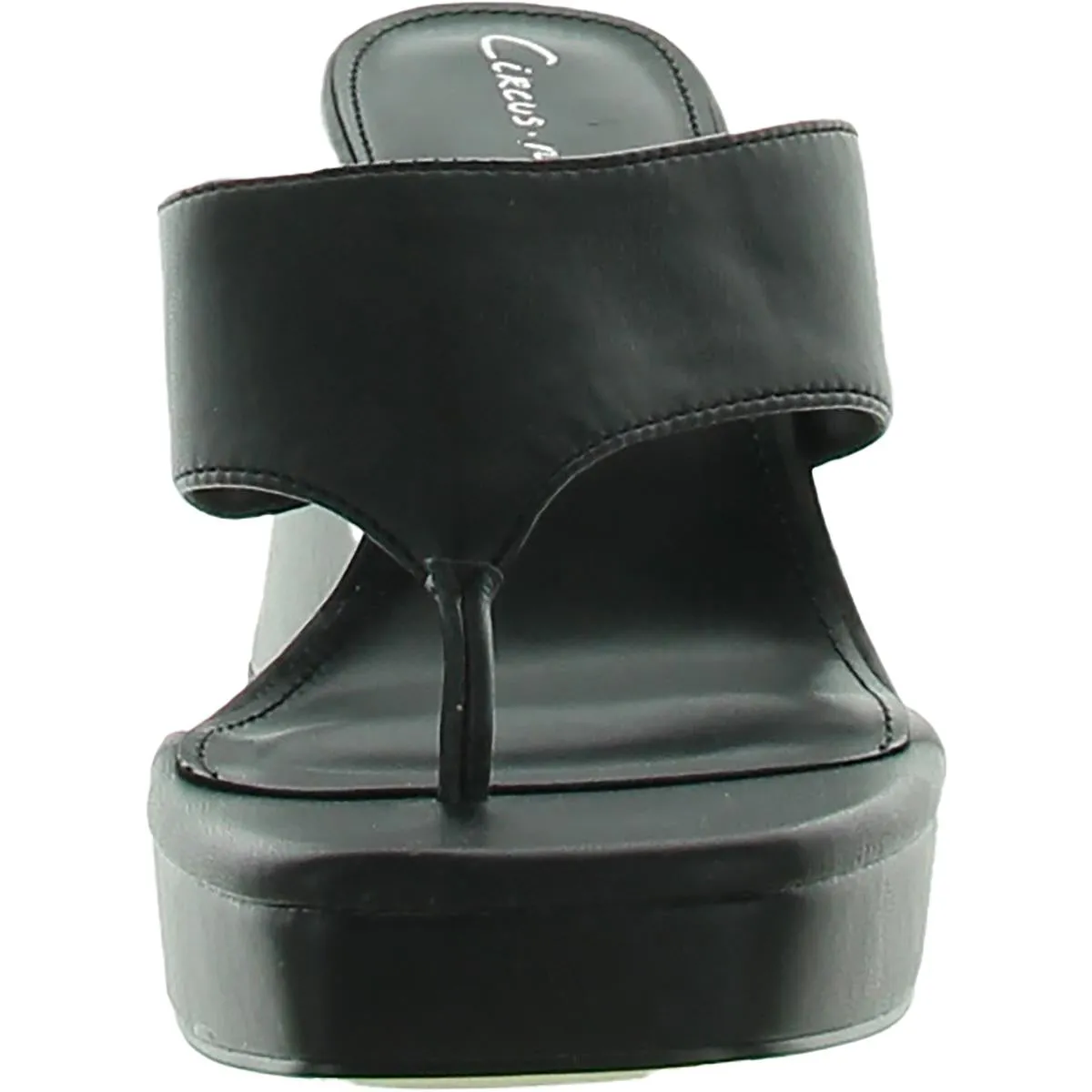 Moira Womens Wedge Thong Platform Sandals