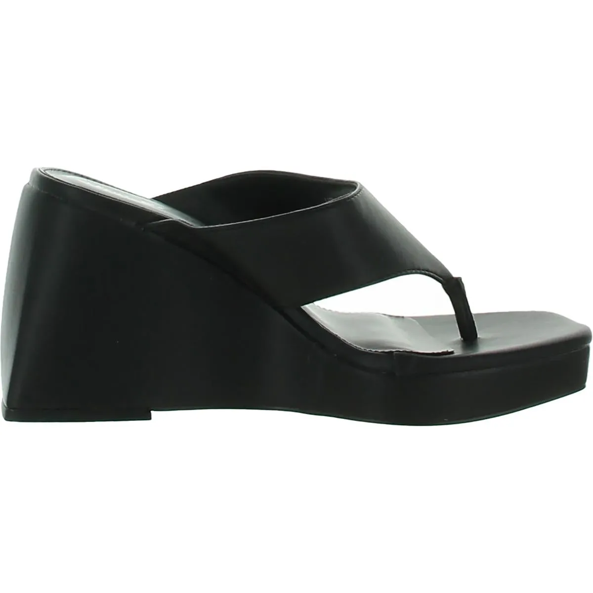 Moira Womens Wedge Thong Platform Sandals