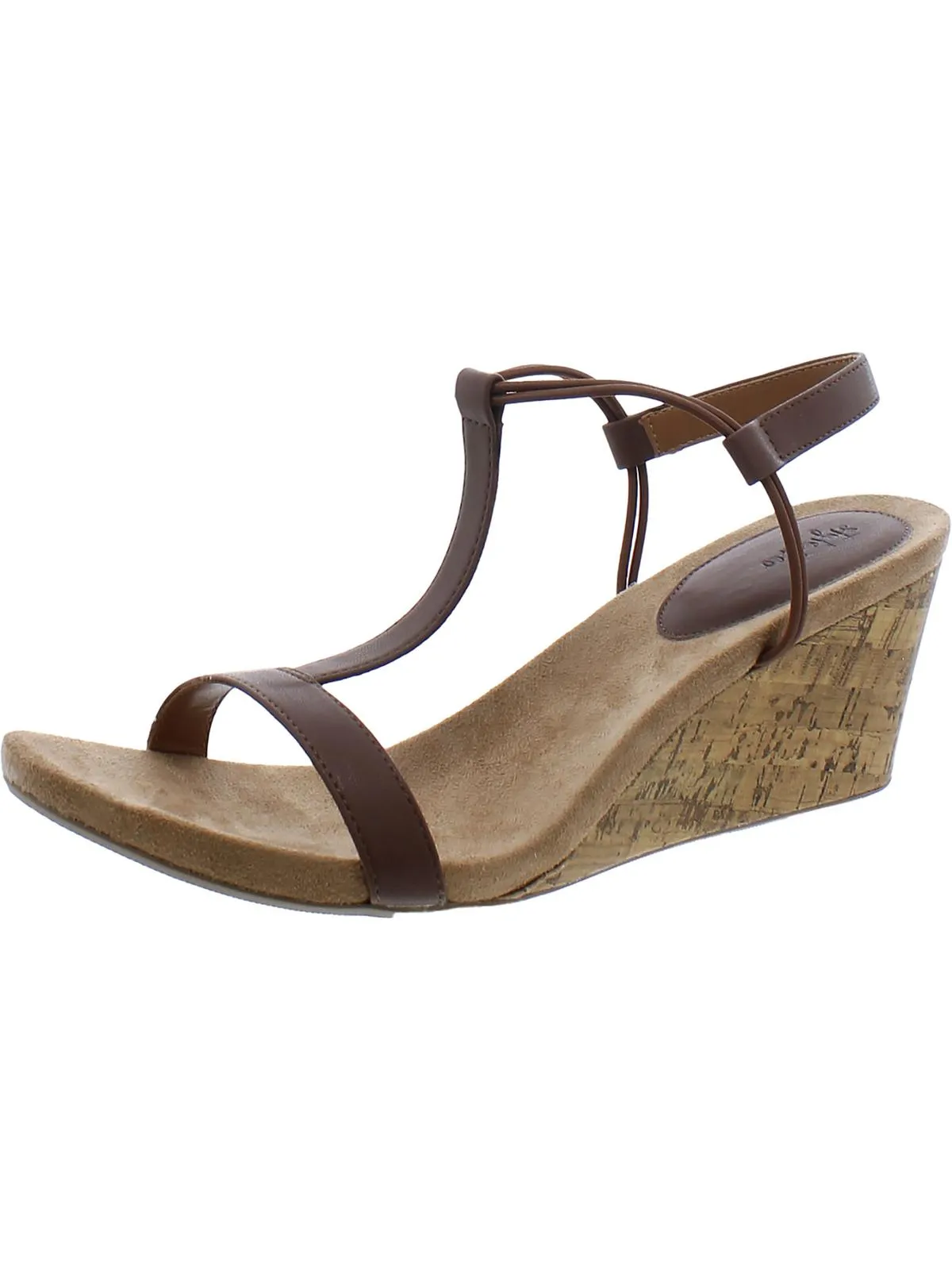 Mulan Womens T-strap Wedge Sandals