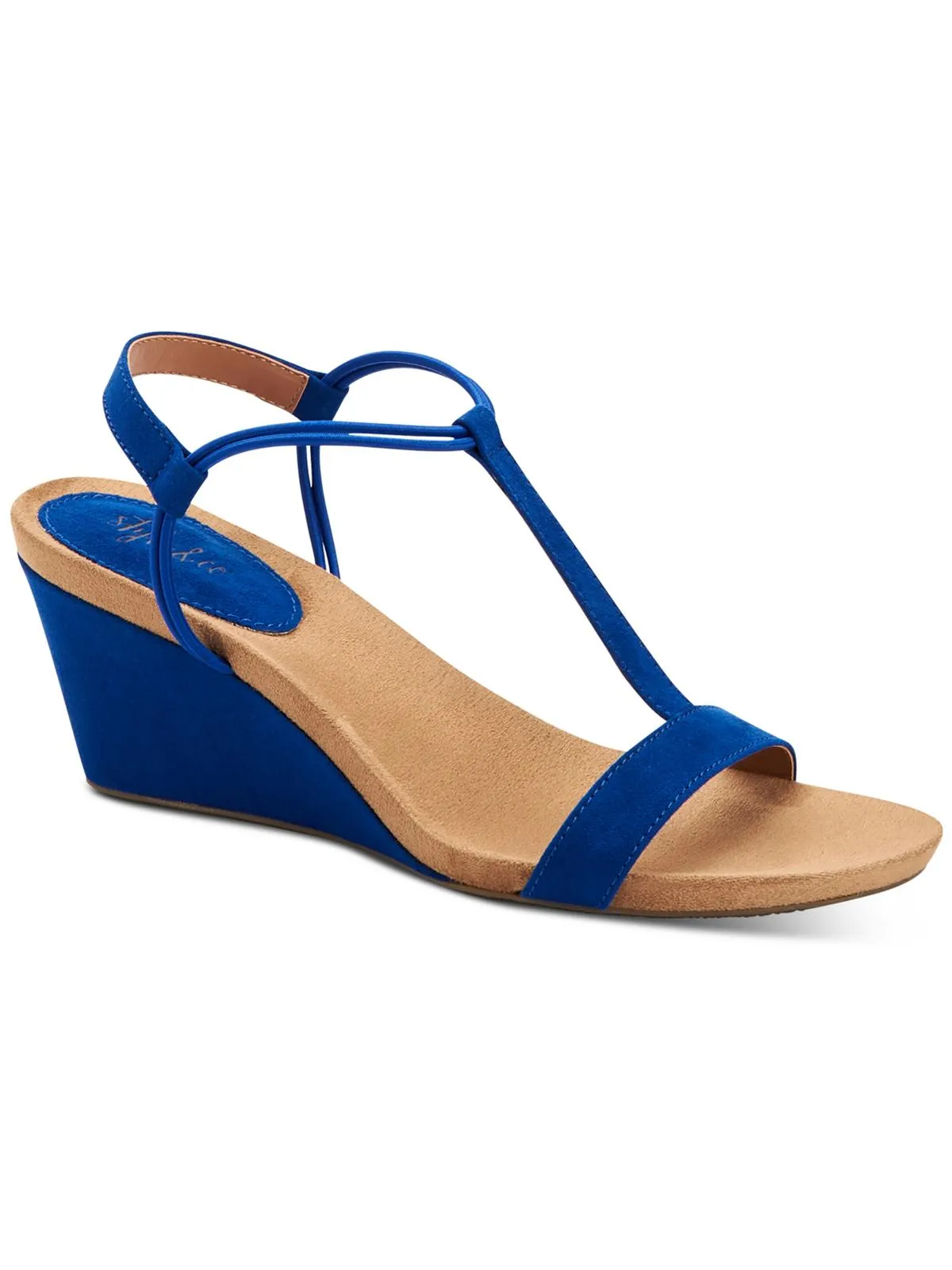 Mulan Womens T-strap Wedge Sandals