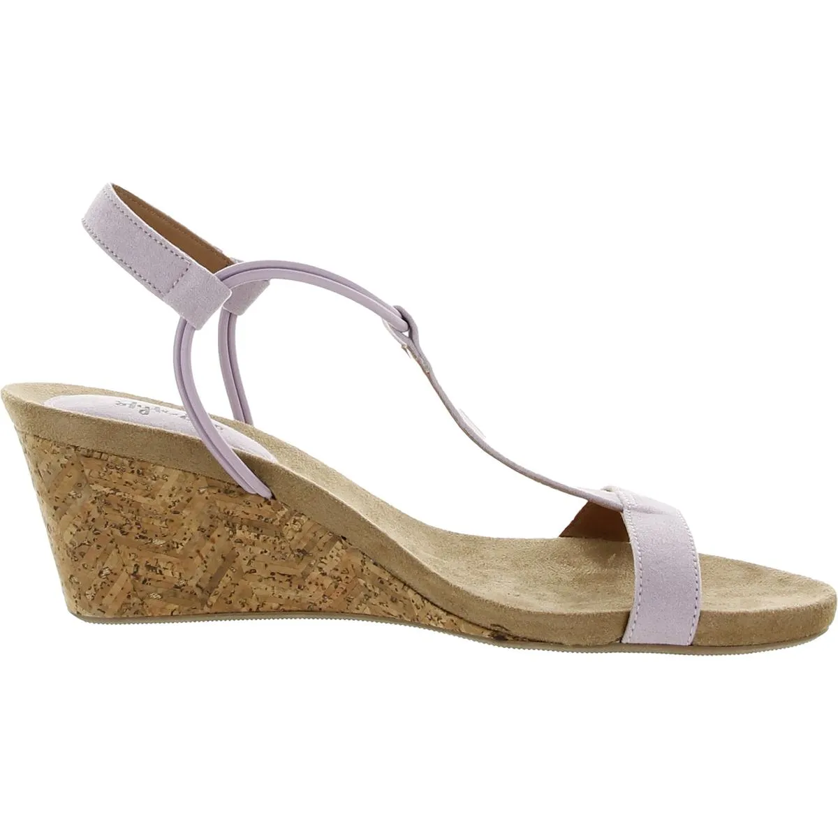 Mulan Womens T-strap Wedge Sandals