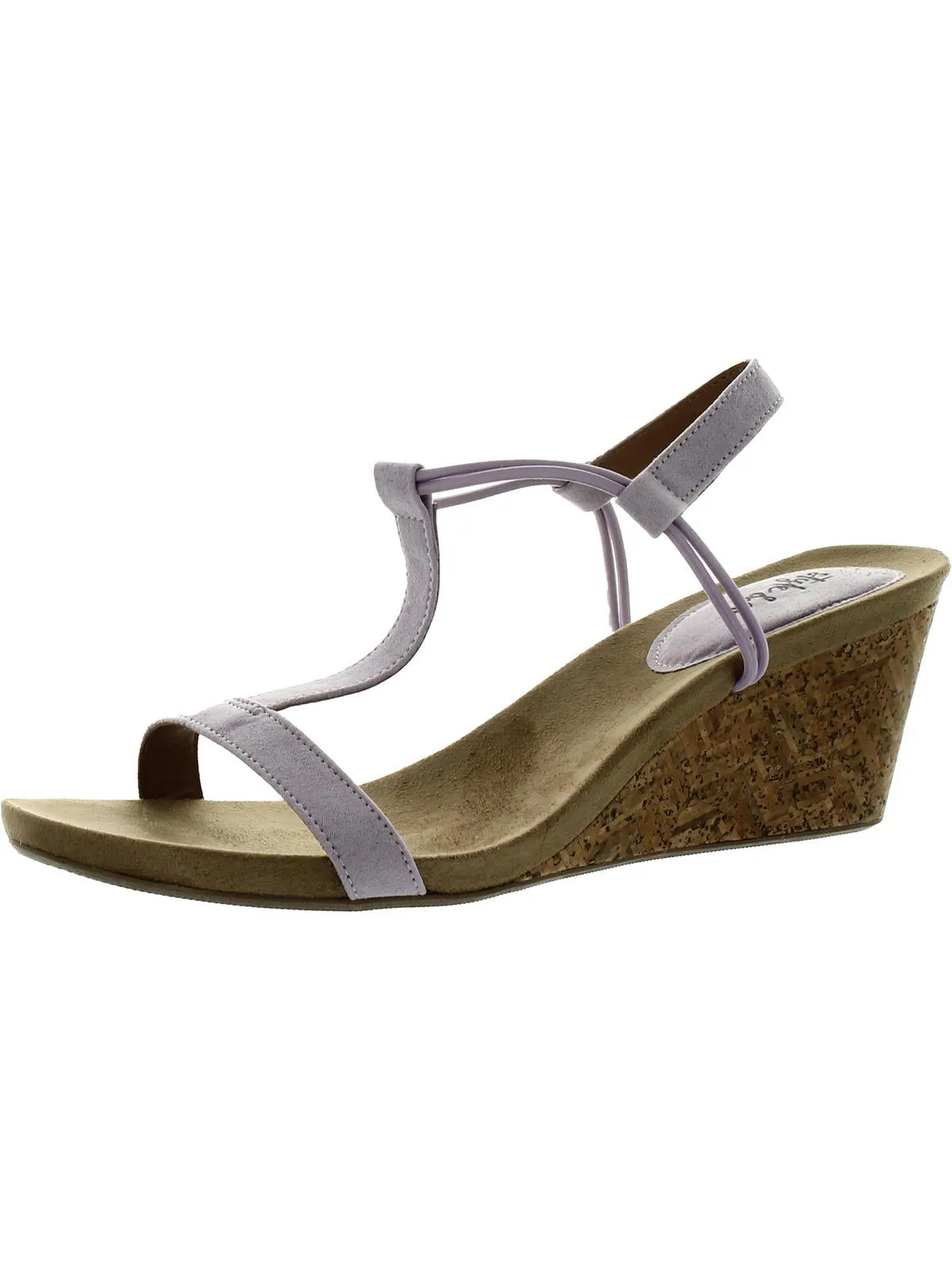 Mulan Womens T-strap Wedge Sandals