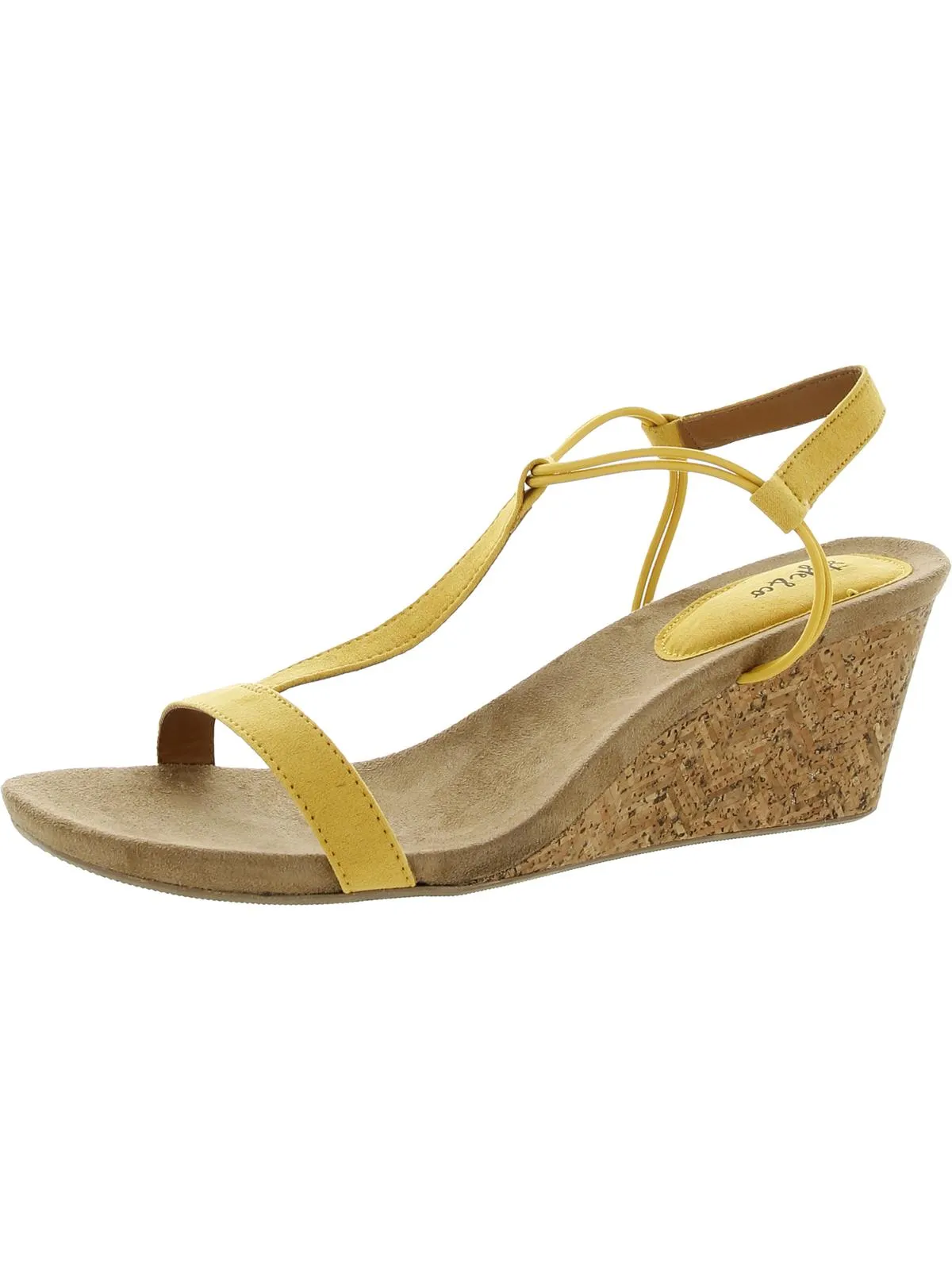Mulan Womens T-strap Wedge Sandals