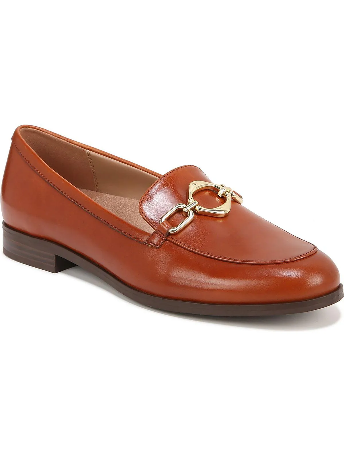 Mya Womens Leather Slip On Loafers