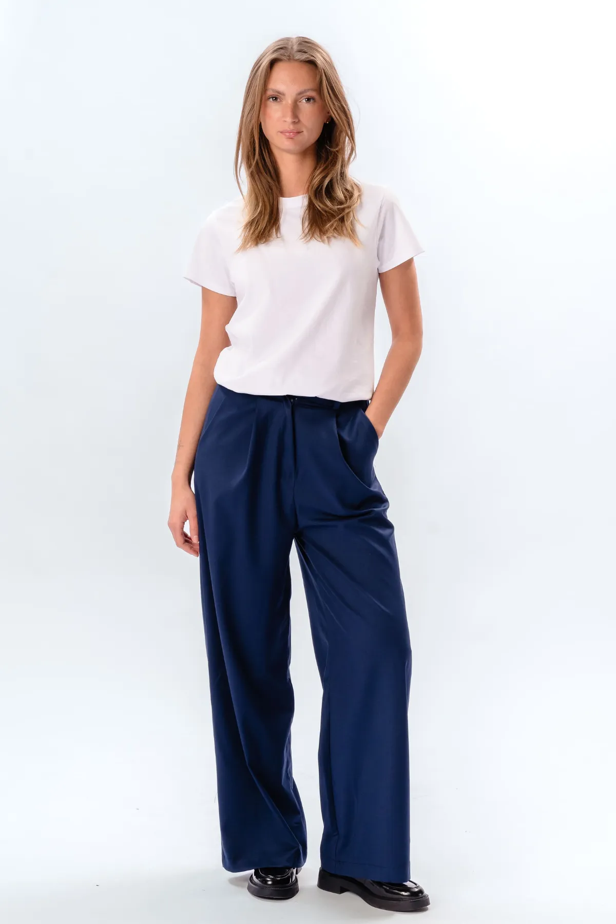 Nadia Trousers - Navy