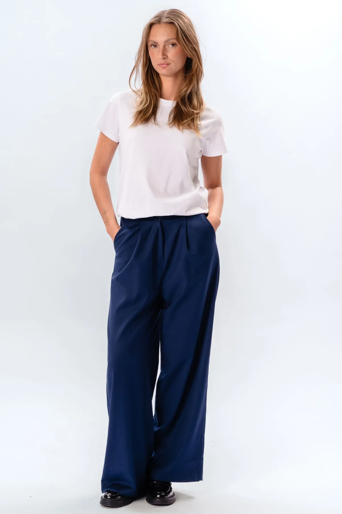 Nadia Trousers - Navy