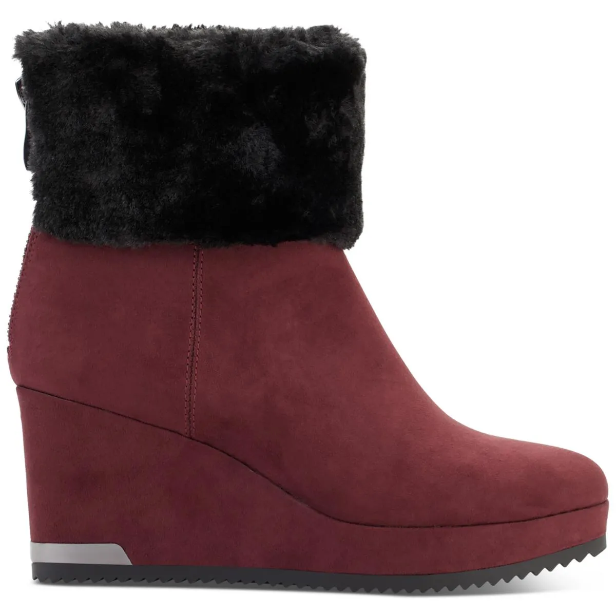 Nadra  Womens Faux Suede Dressy Booties