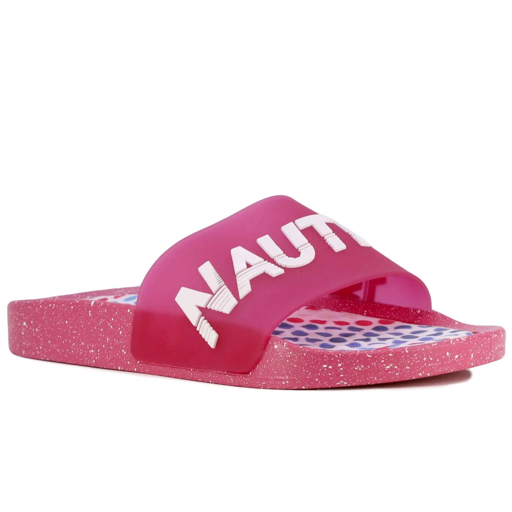 Nautica Womens Logo Slide Sandal