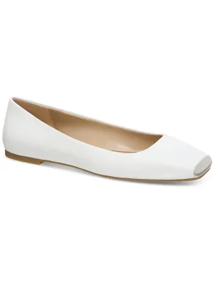 Neptoon P Womens Snake Print Square Toe Ballet Flats