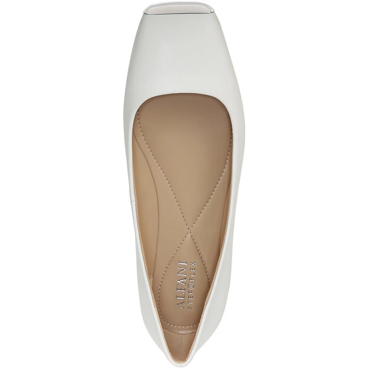Neptoon P Womens Snake Print Square Toe Ballet Flats