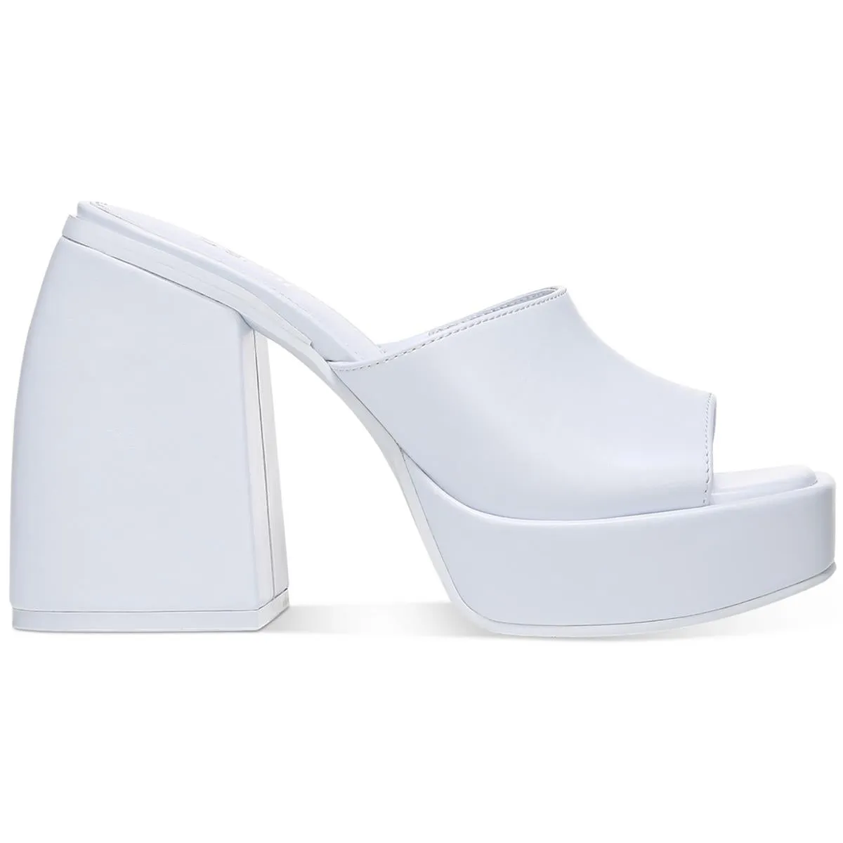 Nessa P Womens Slip On Casual Platform Sandals