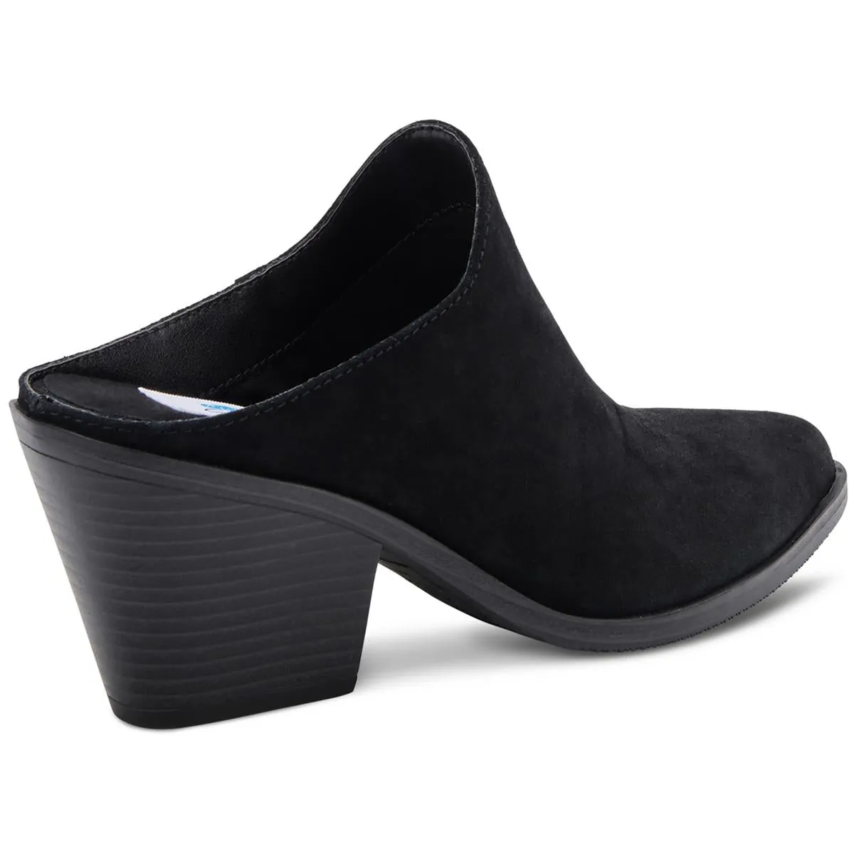 Nia  Womens Leather Slip On Mules