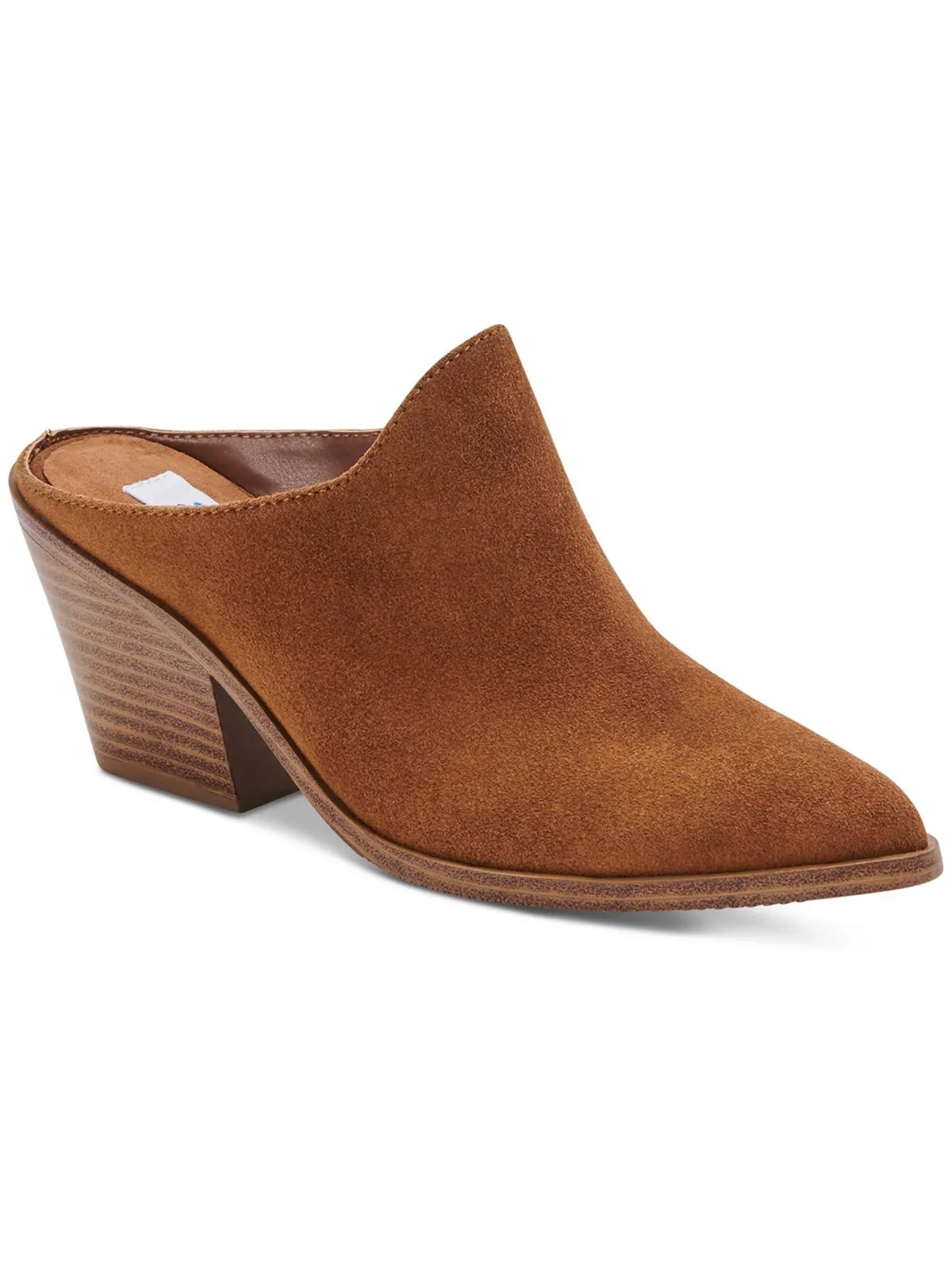 Nia  Womens Leather Slip On Mules