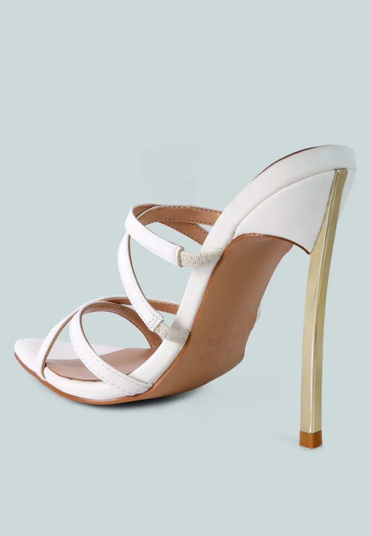 nightclub high heeled neon animal sandals