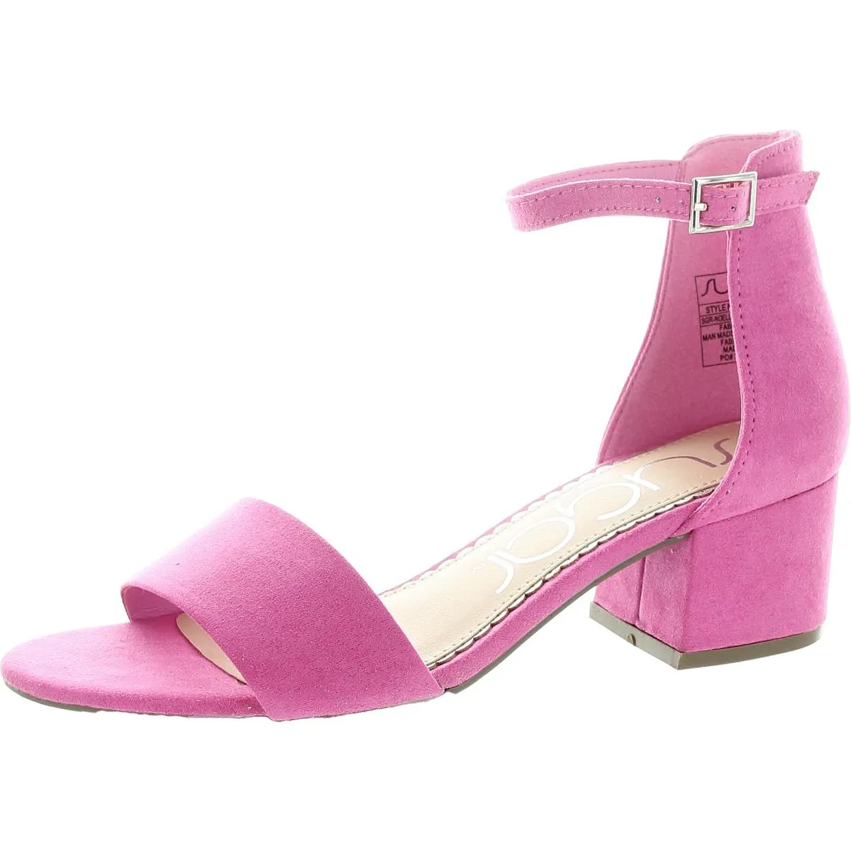 Noelle Womens Padded Insole Ankle Strap Heel Sandals