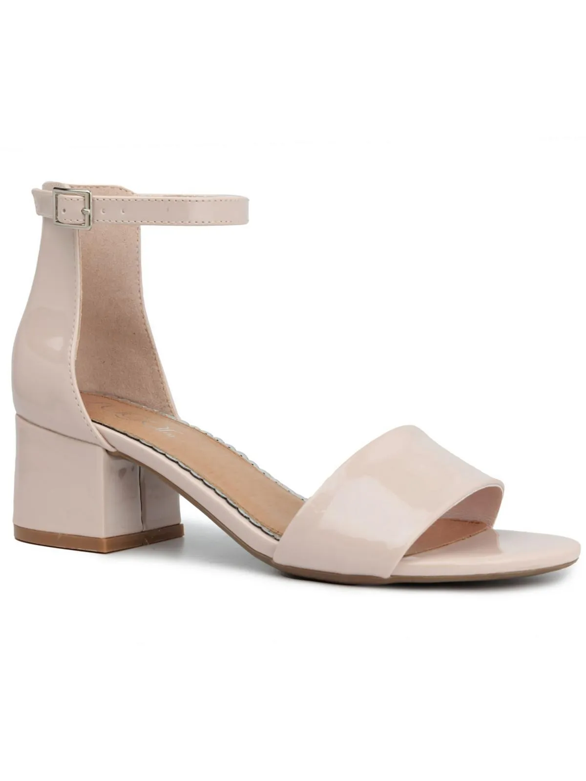Noelle Womens Padded Insole Ankle Strap Heel Sandals