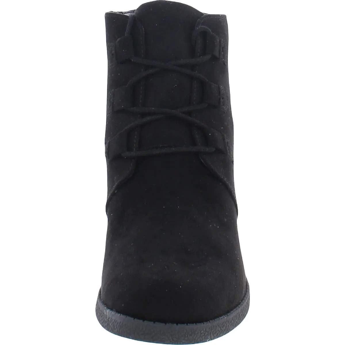Noellee Womens Padded Insole Wedge Boots