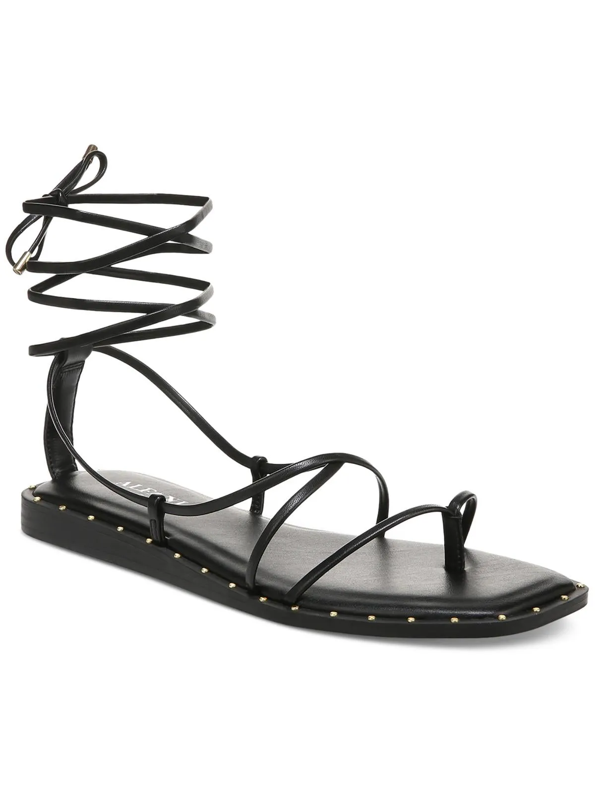 Novaraa Womens Faux Leather Thong Gladiator Sandals