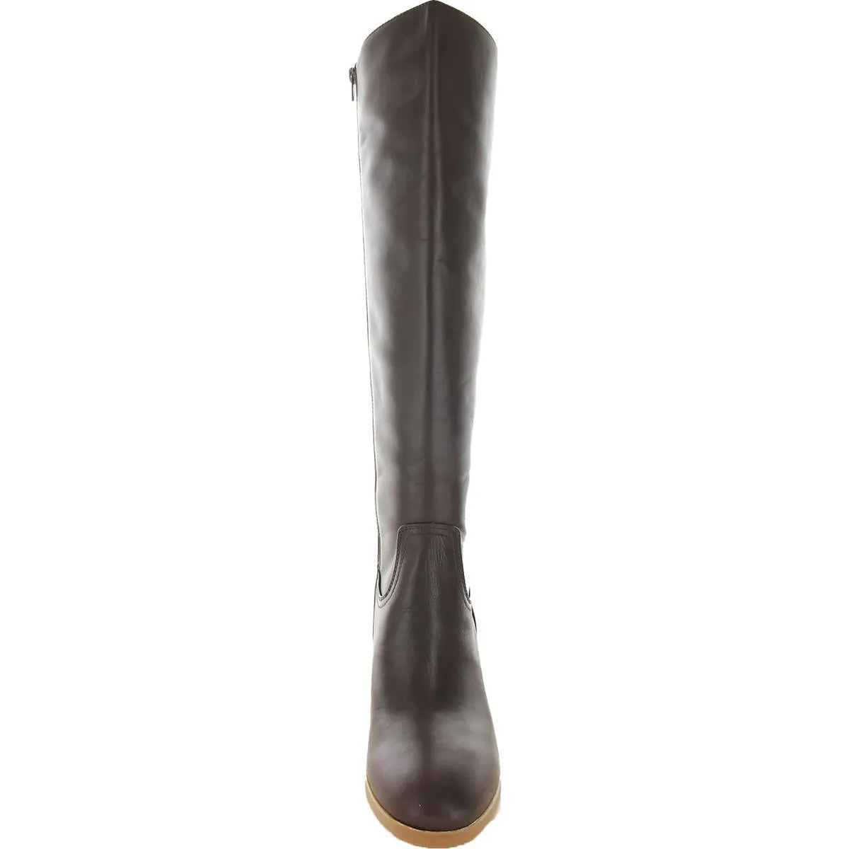 Odettee Womens Leather Almond Toe Knee-High Boots