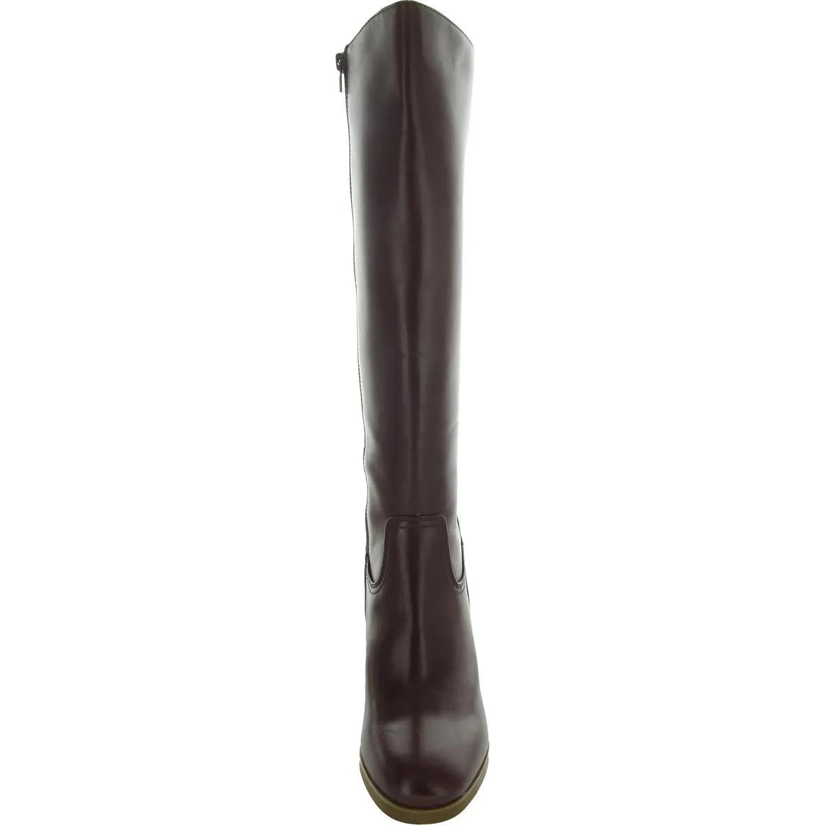 Odettee Womens Leather Almond Toe Knee-High Boots