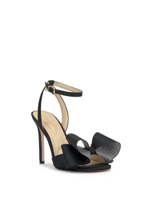Olivine High Heel In Black And Silver