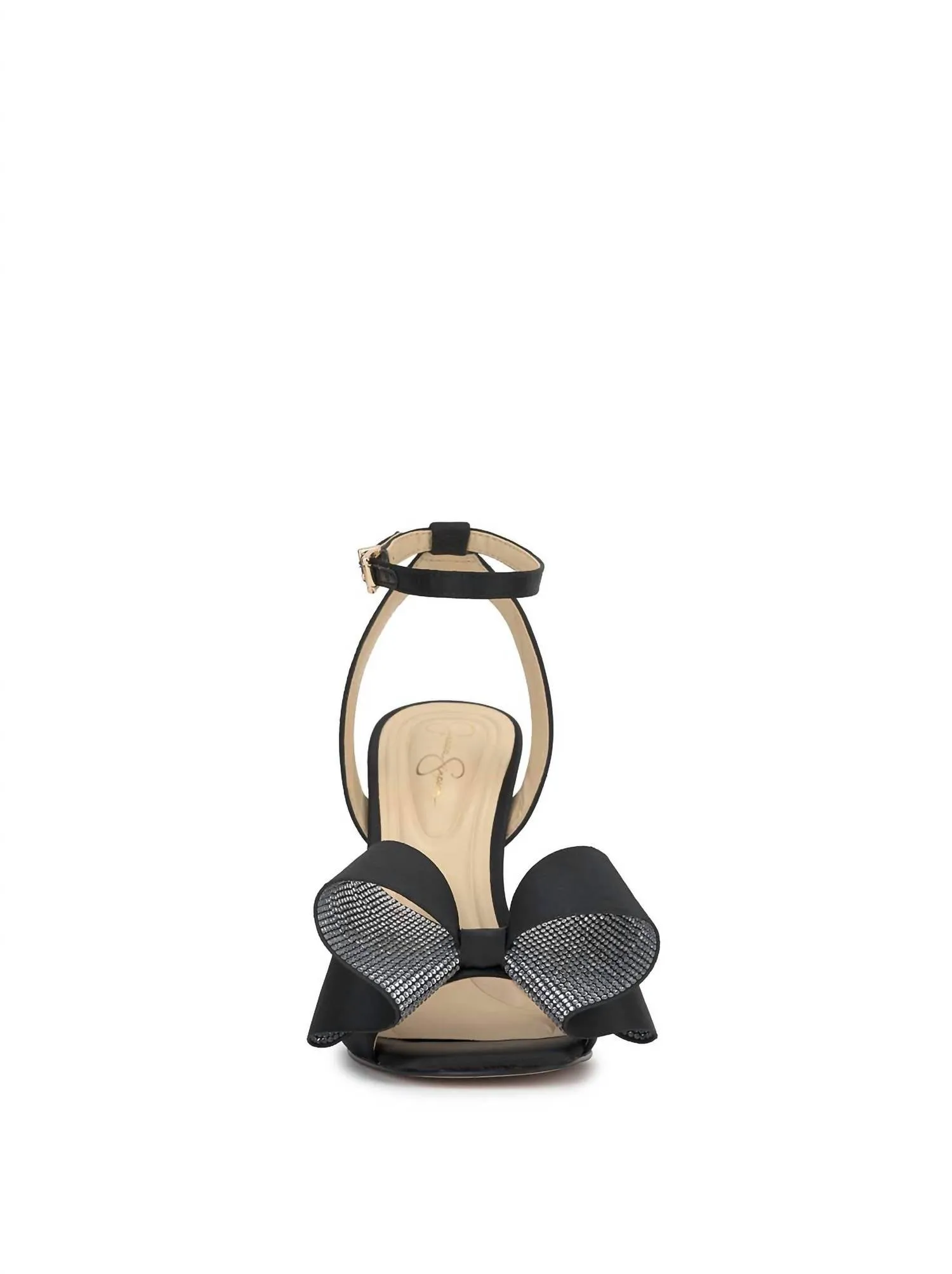 Olivine High Heel In Black And Silver