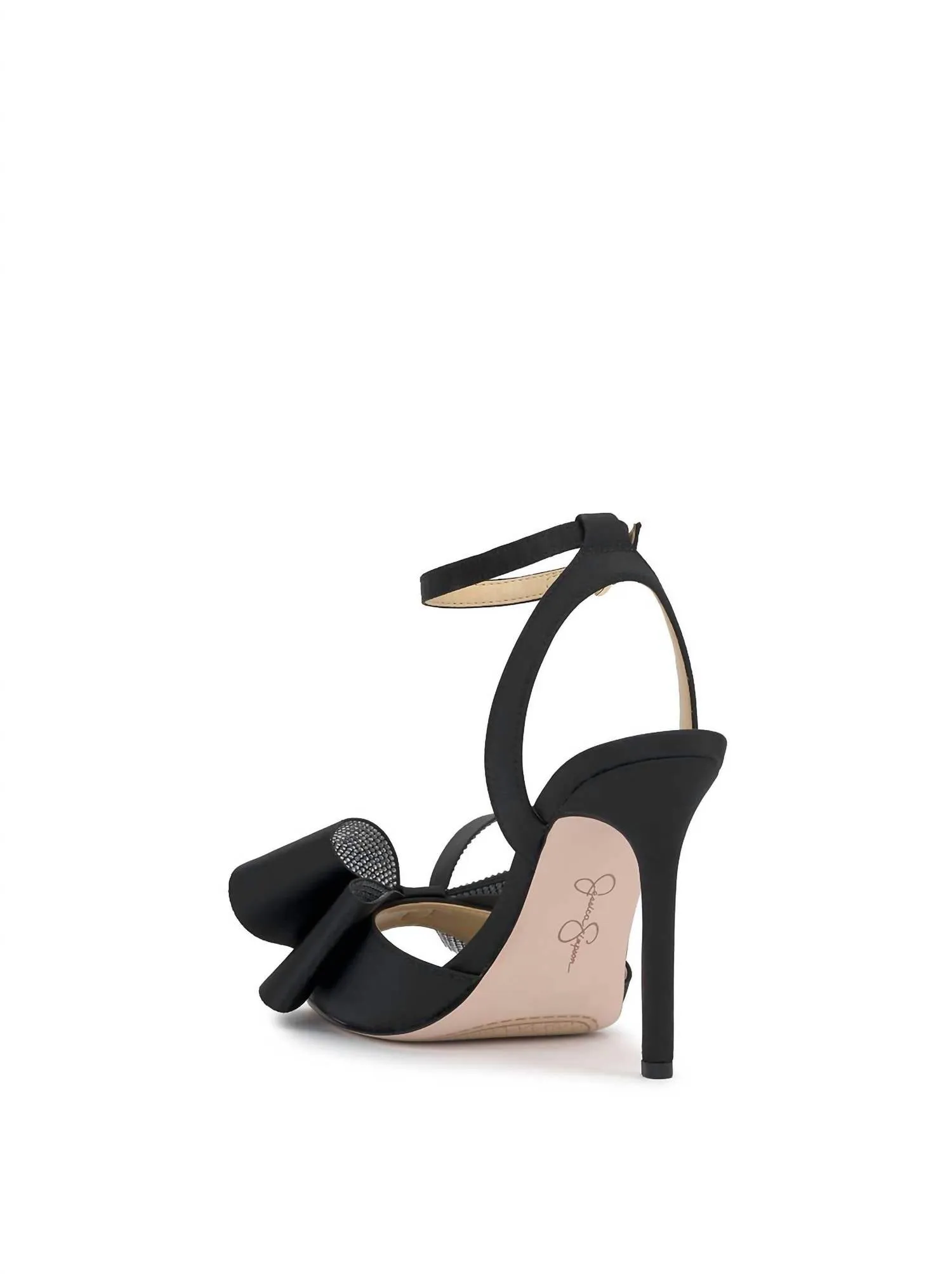 Olivine High Heel In Black And Silver