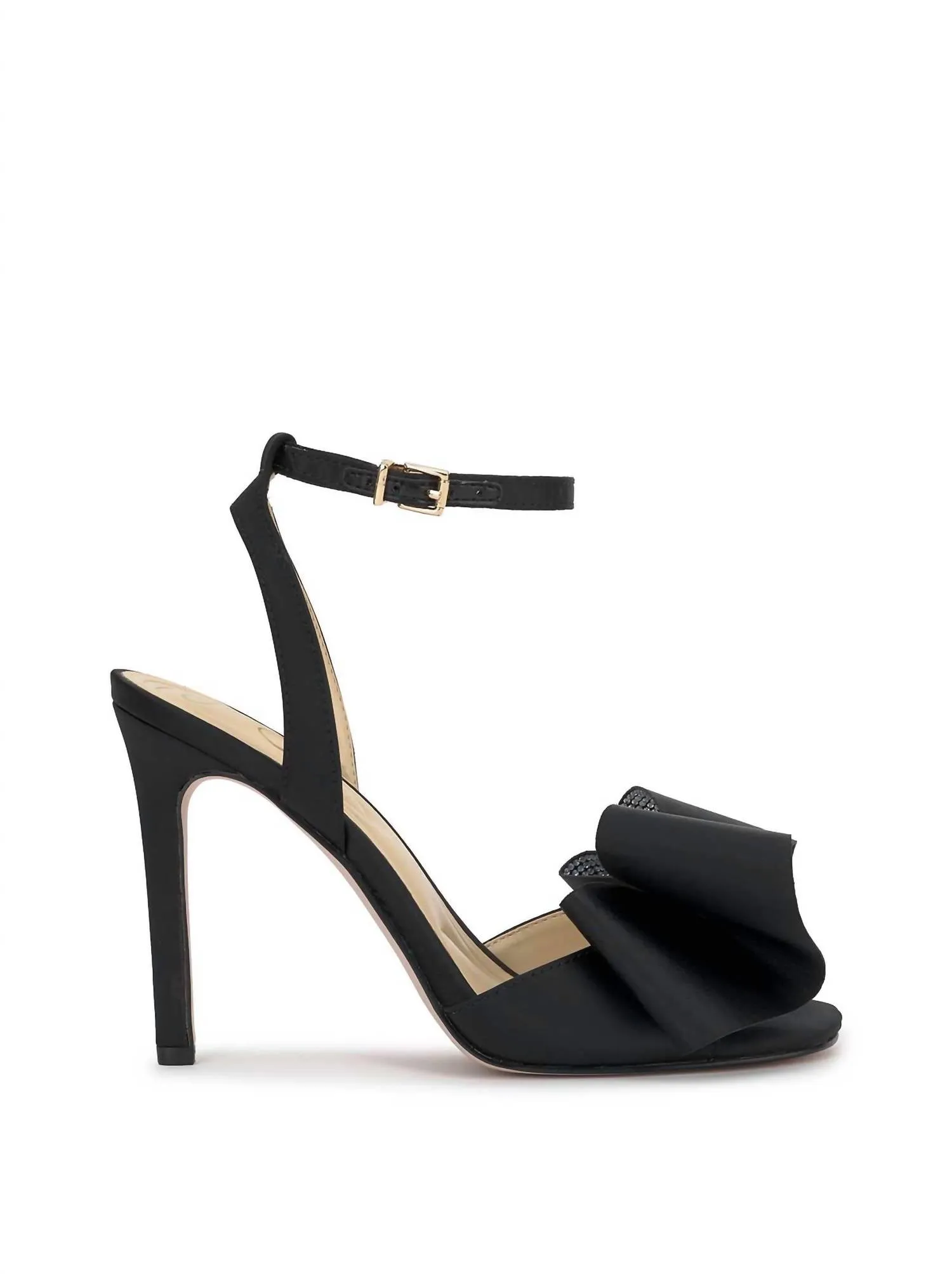 Olivine High Heel In Black And Silver