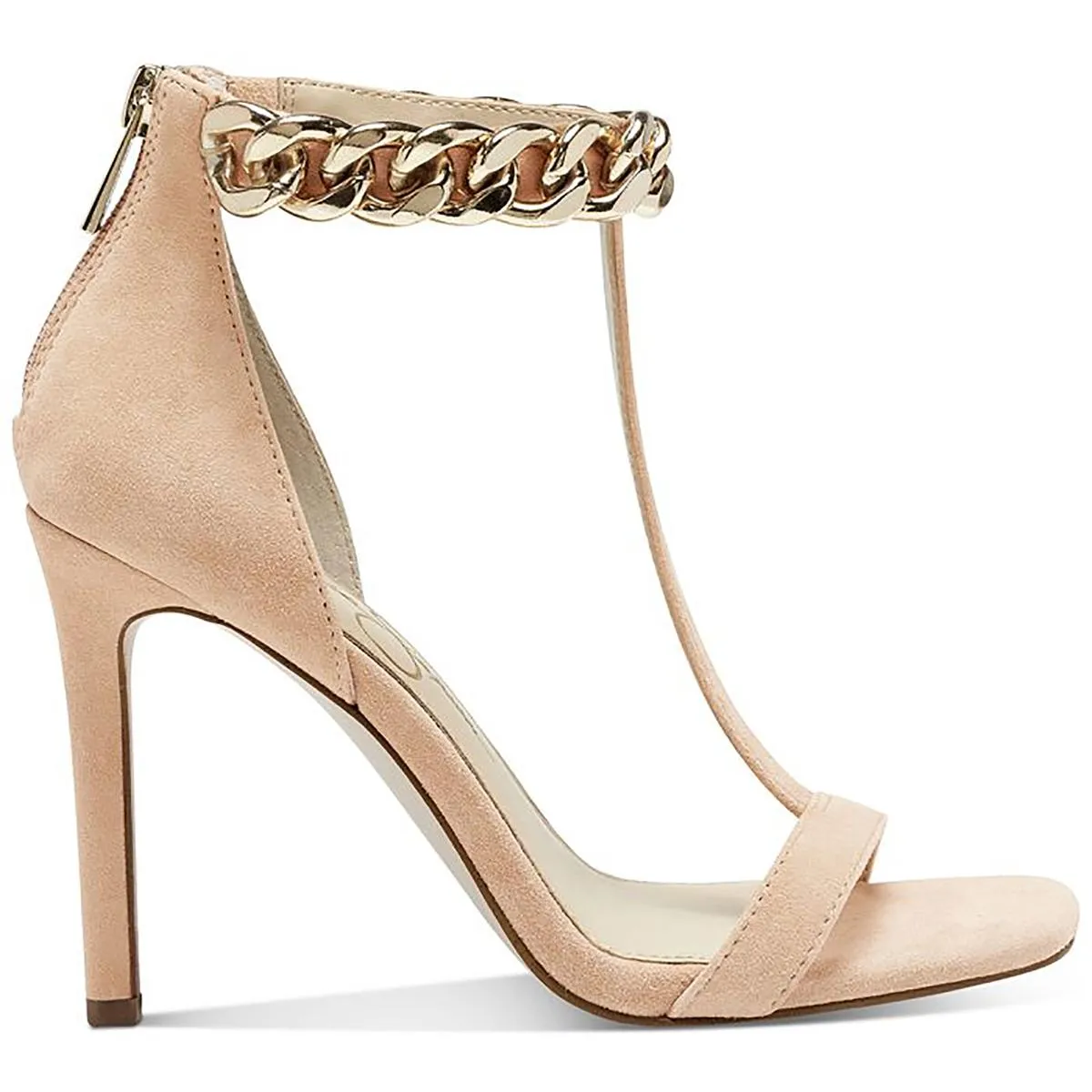 Omesa Womens Chain Embellished Ankle Strap