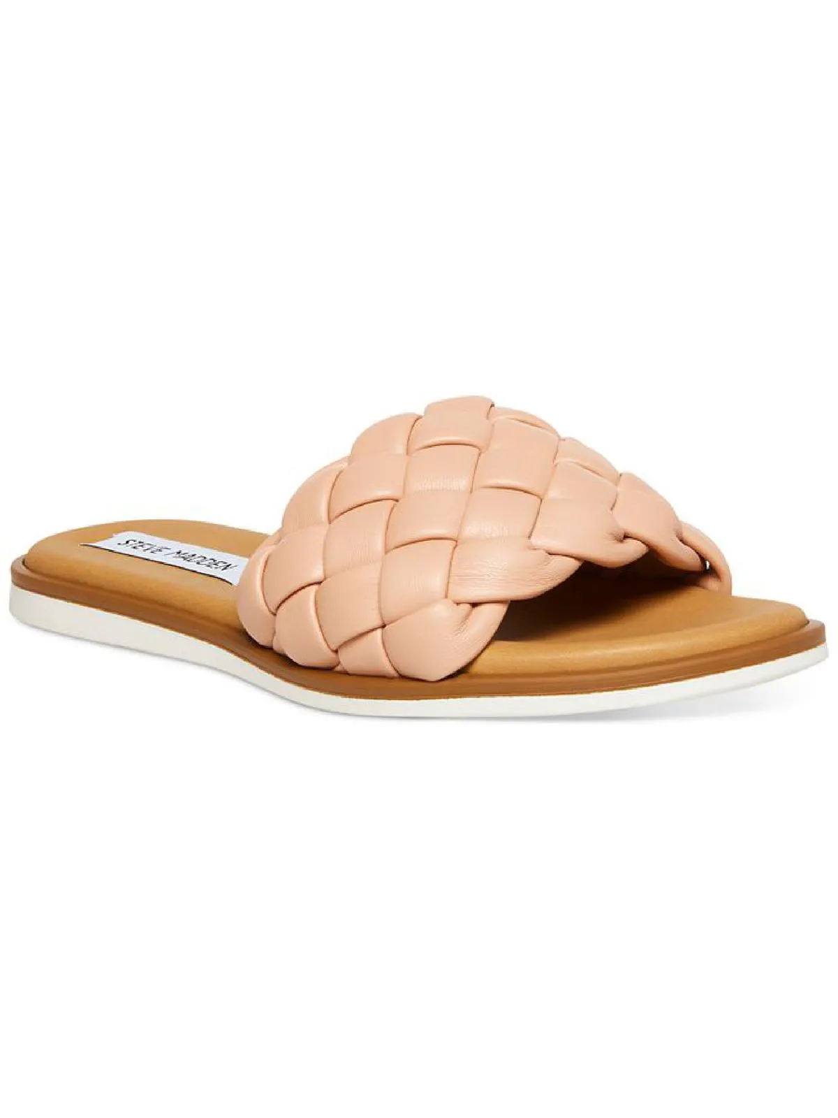 Paislee Womens Braided Open Toe Slide Sandals